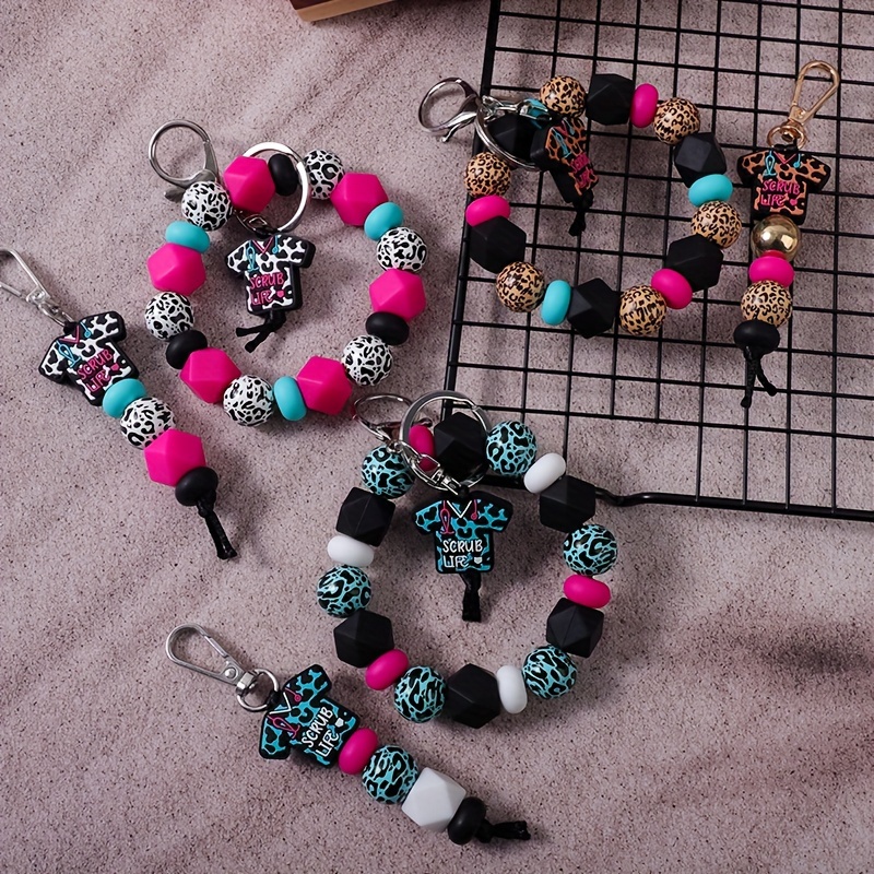 

2pcs/set Wrist Keychain, Keychain, Pendant Accessories