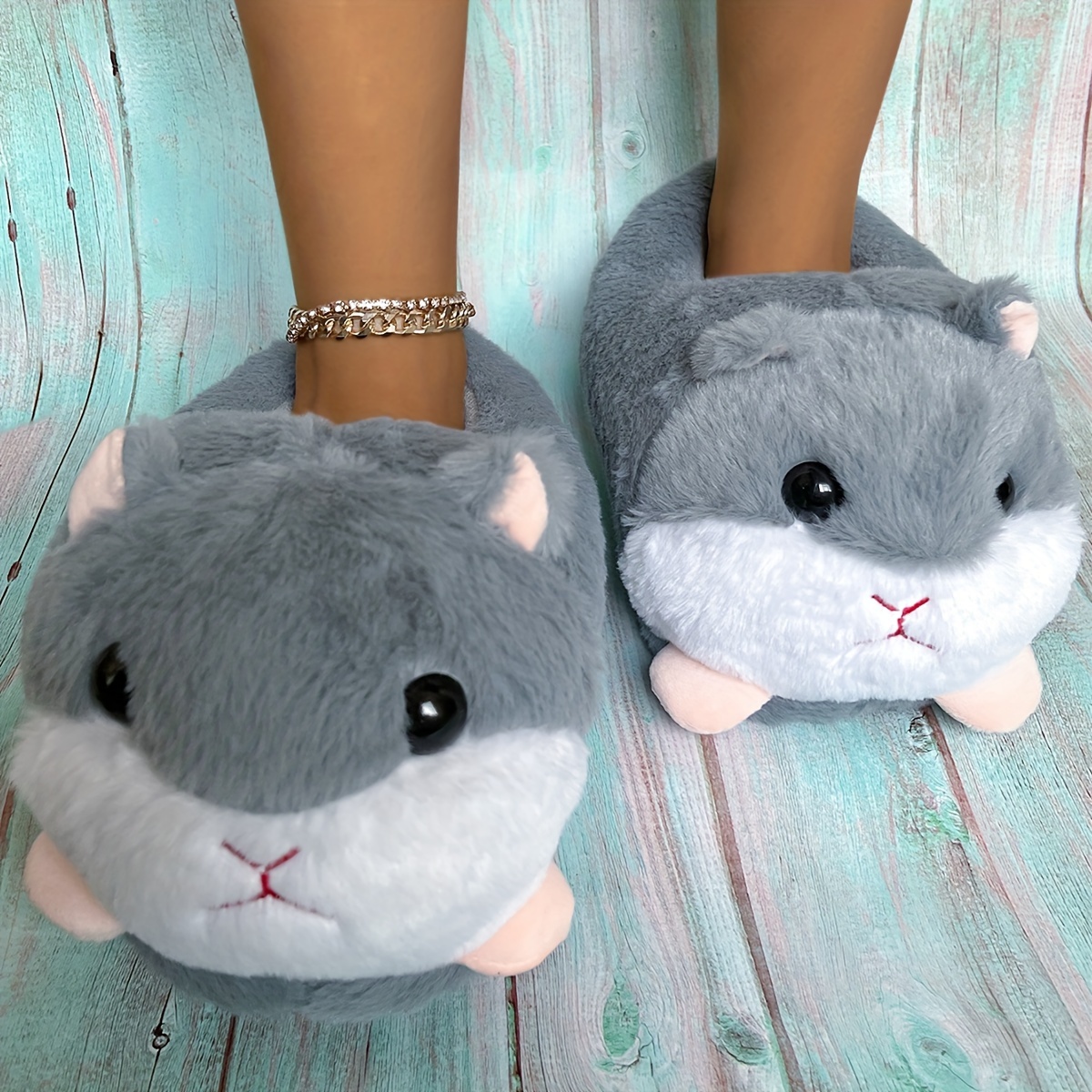Fun And Cute Hamster Women's Indoor Slippers Home Shoes, Women Shoes