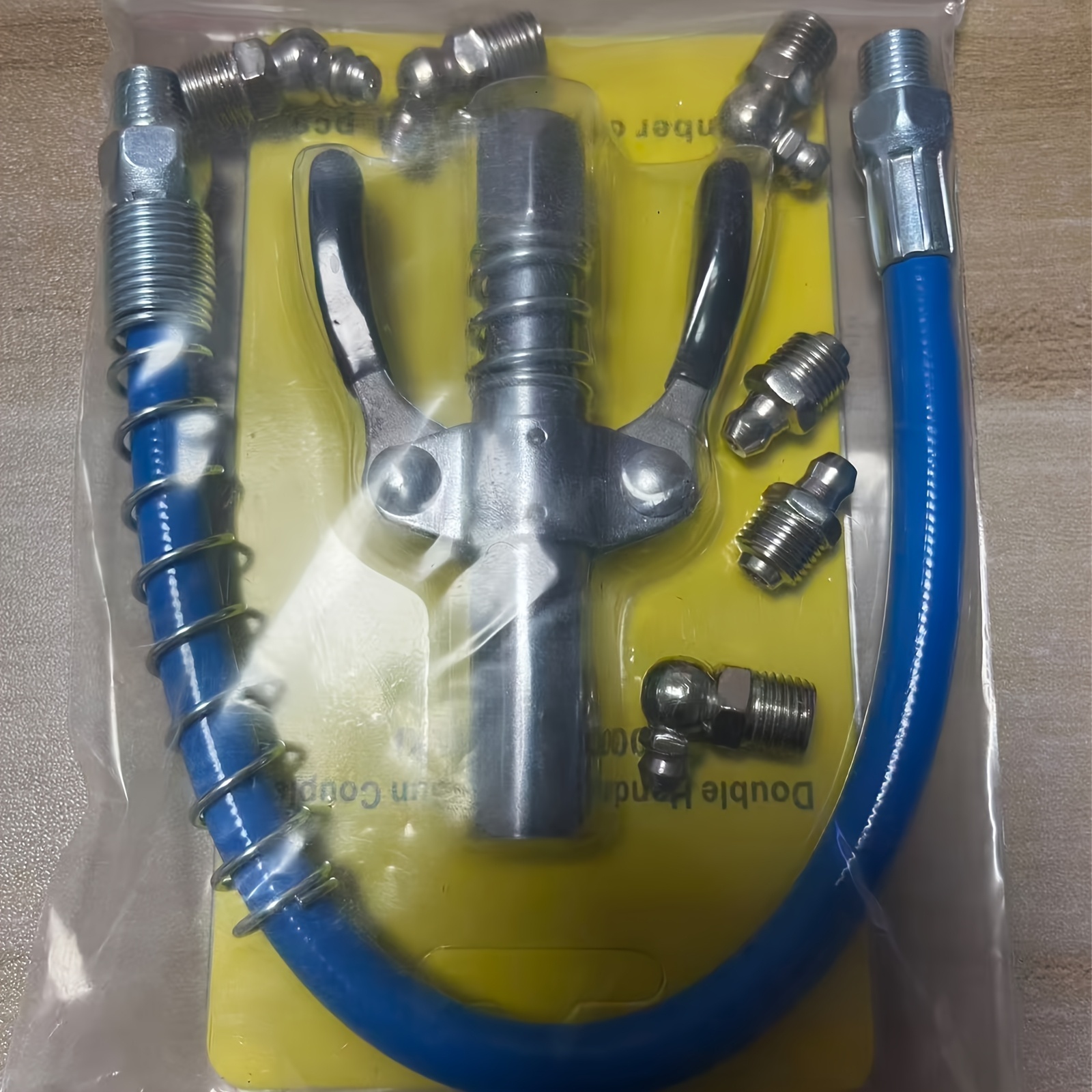 TEMU 8pcs Heavy Duty Grease Gun Coupler | 10000 Psi High Pressure, Quick Release, Durable Steel, Efficient Lubrication | Great For Automotive,