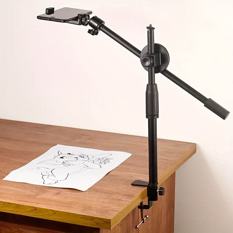 Image of Mobile Live Streaming Stand Desktop Video Recording Still Life Painting Food Photography
