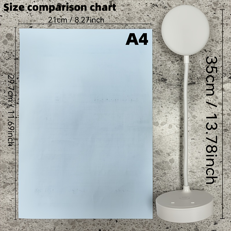 Rechargeable 360° Adjustable Arm Smart Lamp with Dimming