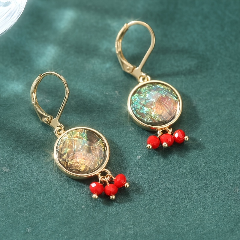 E-shop Handgefertigte Ohrhänger für Damen, synthetische Zirkonia, Böhmische Hängeohrringe, einzigartige Art Deco Edelsteine, Schmuck, Großhandel