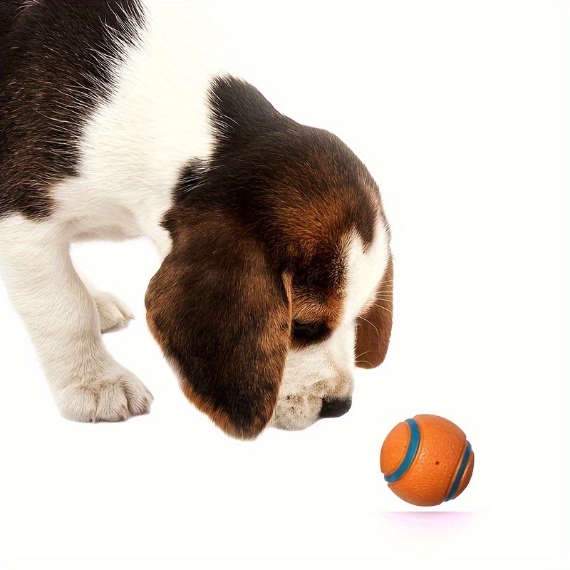 

Super Ball Dog Toy, Sound Toy, Elastic Ball Dog Bite Resistant Solid Ball, Teeth Grinding Training Interactive Relief Ball Toy