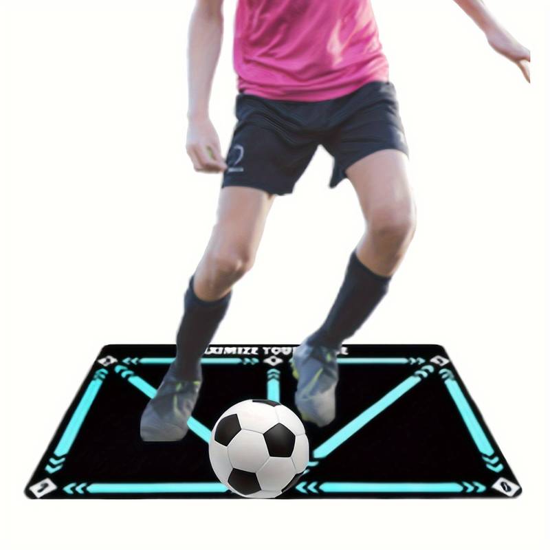 1pc soccer training mat outdoor soccertraining soccer pace practice control pace practice lmprove footworkpractice details 3