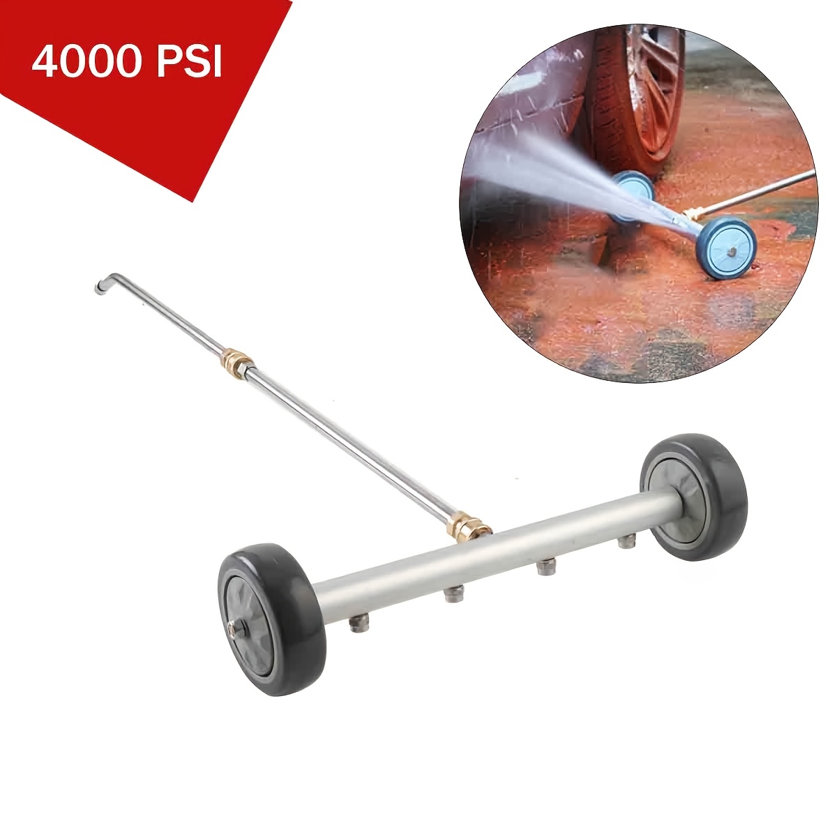 Jet High Pressure Washer, 2in 1 High Pressure Washer Washer High Pressure Washer With 4 Nozzles & 1/4'' Quick Connector + 1/4'' Quick Coupling