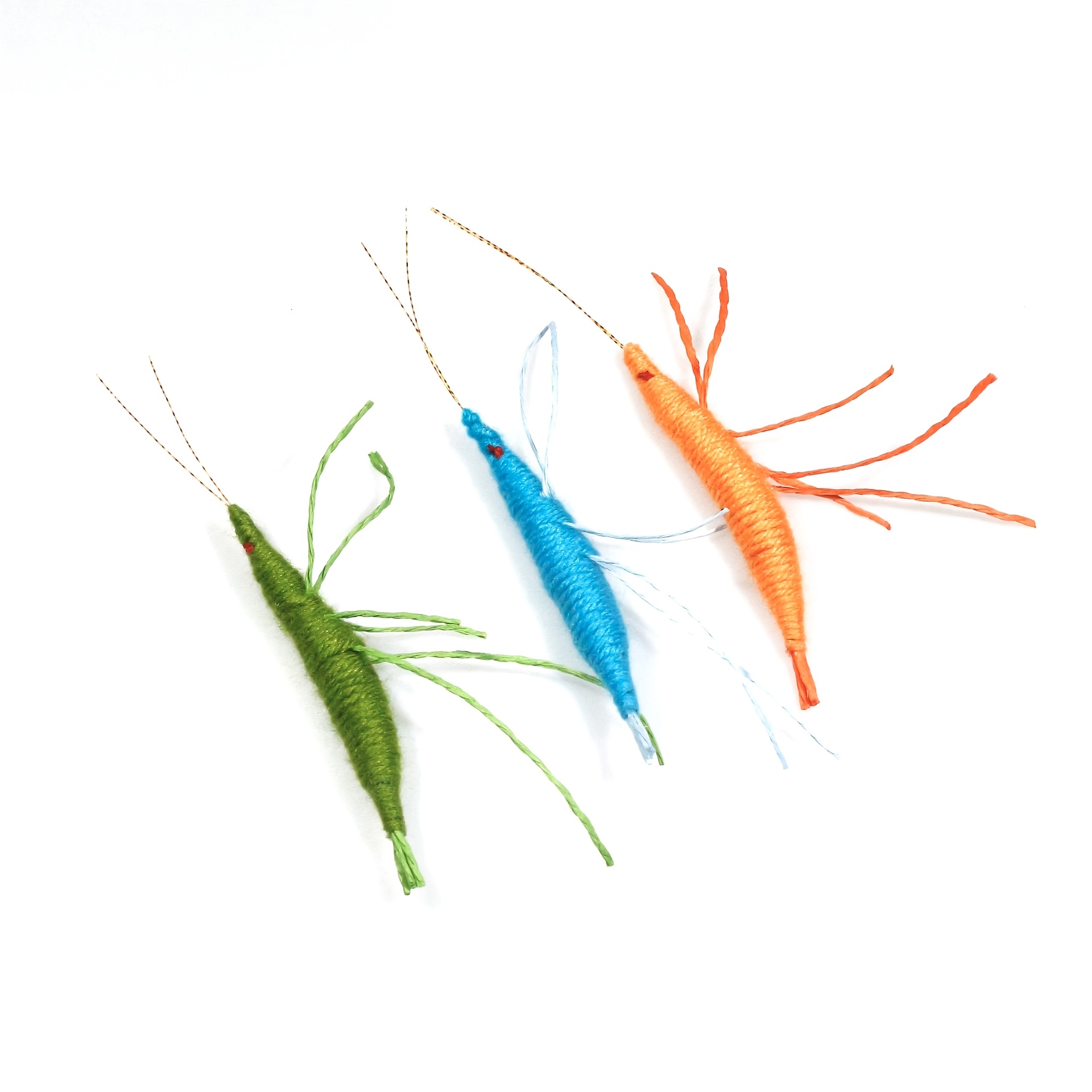 Image of 3pcs Toys, New Knitted Lobster Cat Self-play Toy, Realistic Lobster Toy With Crinkle Paper Sound, Pet Supplies