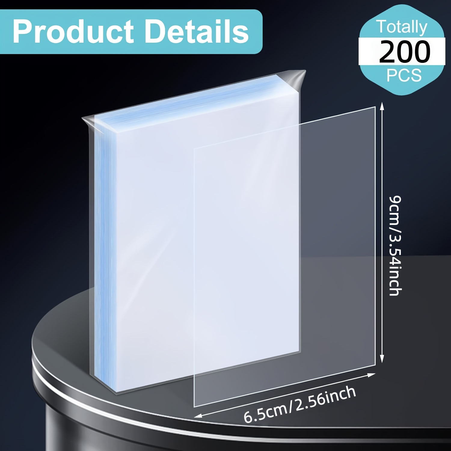 50pcs 200pcs soft transparent card top loader - Temu Italy