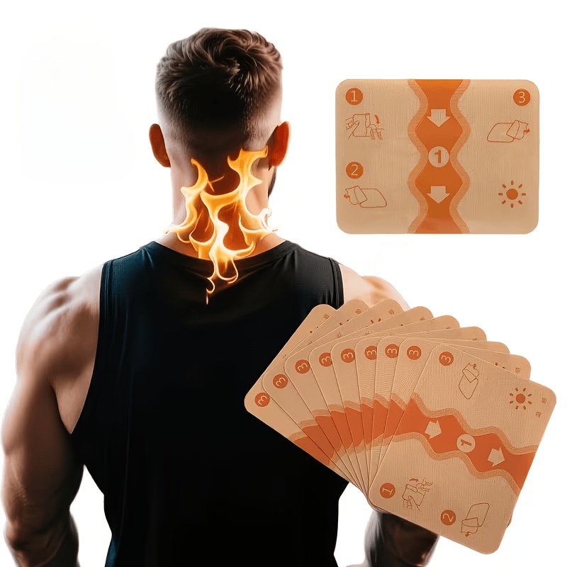 Image of 24pcs Extra-large Non-woven Elastic Cold And Bandage, Cut And Stretched Fabric Bandage, Suitable For Exercise, Multi-joint, Cold And Hot Compress