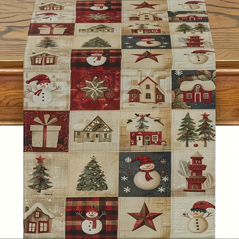 

1pc Christmas Table , Rectangular Mat, , Decor, , Restaurant Supplies