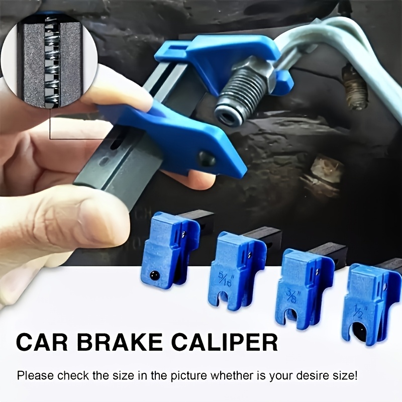Image of Brake Bleeder Screw Clamp Car Brake Oil Hose Plug Stopper Brake Oil Tool Brake Oil Hose To Prevent Oil Leakage