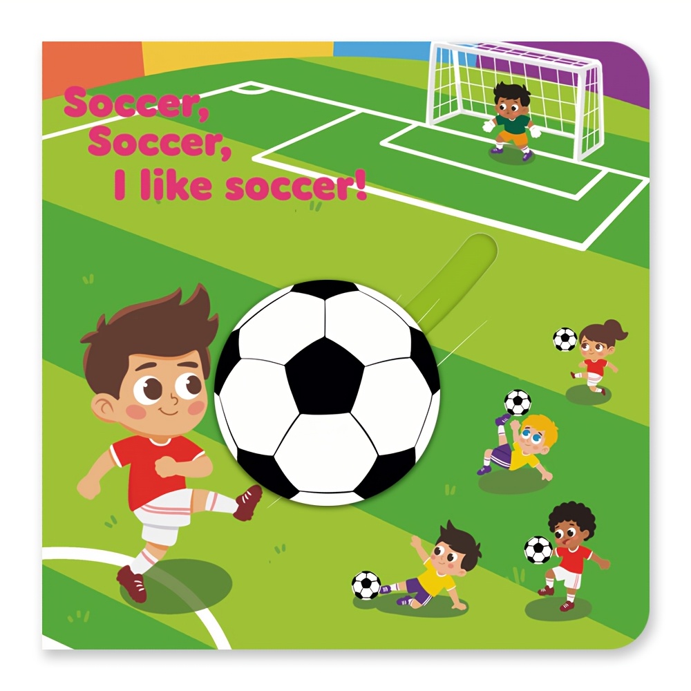 I Love Soccer Interactive Pull-Along Push-Pull Book