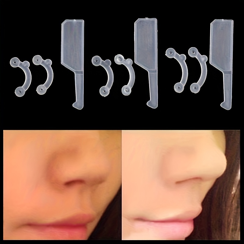 

3pcs Nose Shaping Set - Nose Lift Sculpting Clips, Pain-free Enhancement Massager - 3 Sizes, Invisible Nose Job Tool, No Power/battery Needed, Unscented