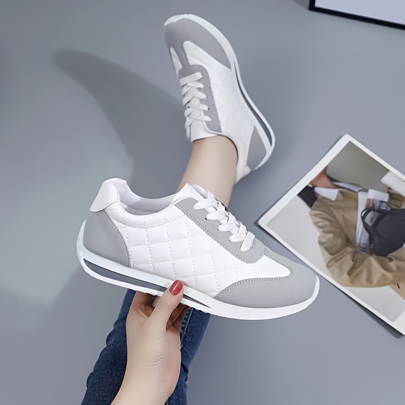 Womens Plaid Sneakers - Ultra-Flat, Casual Chic, Comfortable, Low-Profile Shoes with Alce Up Technology for Outdoor Activities and Everyday Wear