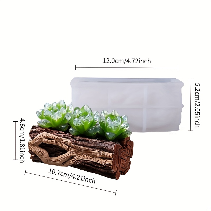 TEMU Resin Casting Molds, 1pc Realistic Wood Grain Silicone Mold, Adhering To The Of Restoring Natural Wood Texture. Made Of Easy Demolding And