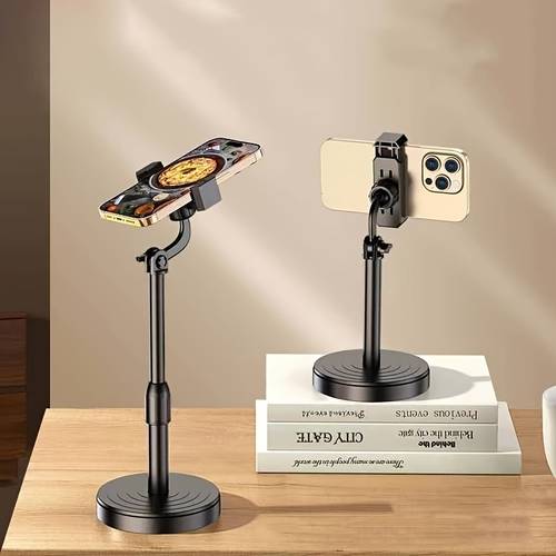 verstelbare 360- draaiende telefoonstandaard, multifunctionele live streaming desktop houder, creatieve lazy fotografie tool