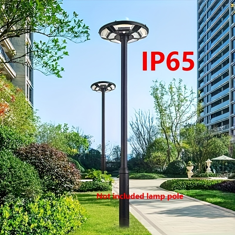 

1pc Creative Ufo Solar Charging Lamp, Led Ufo Integrated Street Lamp, -thin Lighting With Remote Control, Motion Sensor And Intelligent Light , Suitable For .