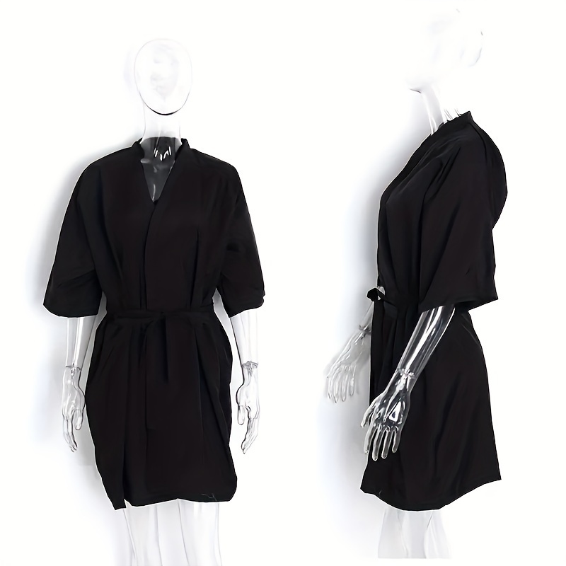 TEMU Vestido de Lujoso para Clientes - para Teñir y Peinar, Esenciales para Salones de Belleza