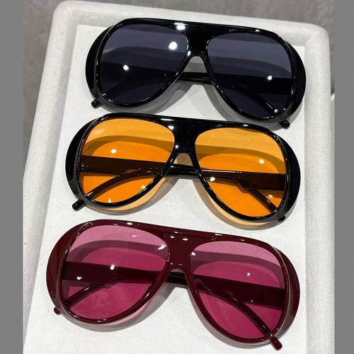 3pcs womens oversized fashion fashion glasses protection suitable for outdoor travel y2k style colors for daily outfit coordination