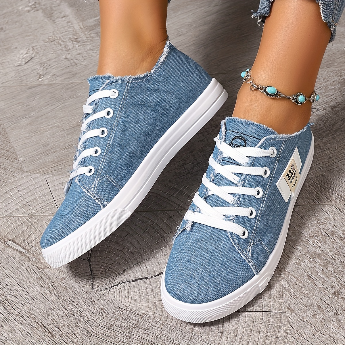 Denim shoes for store ladies