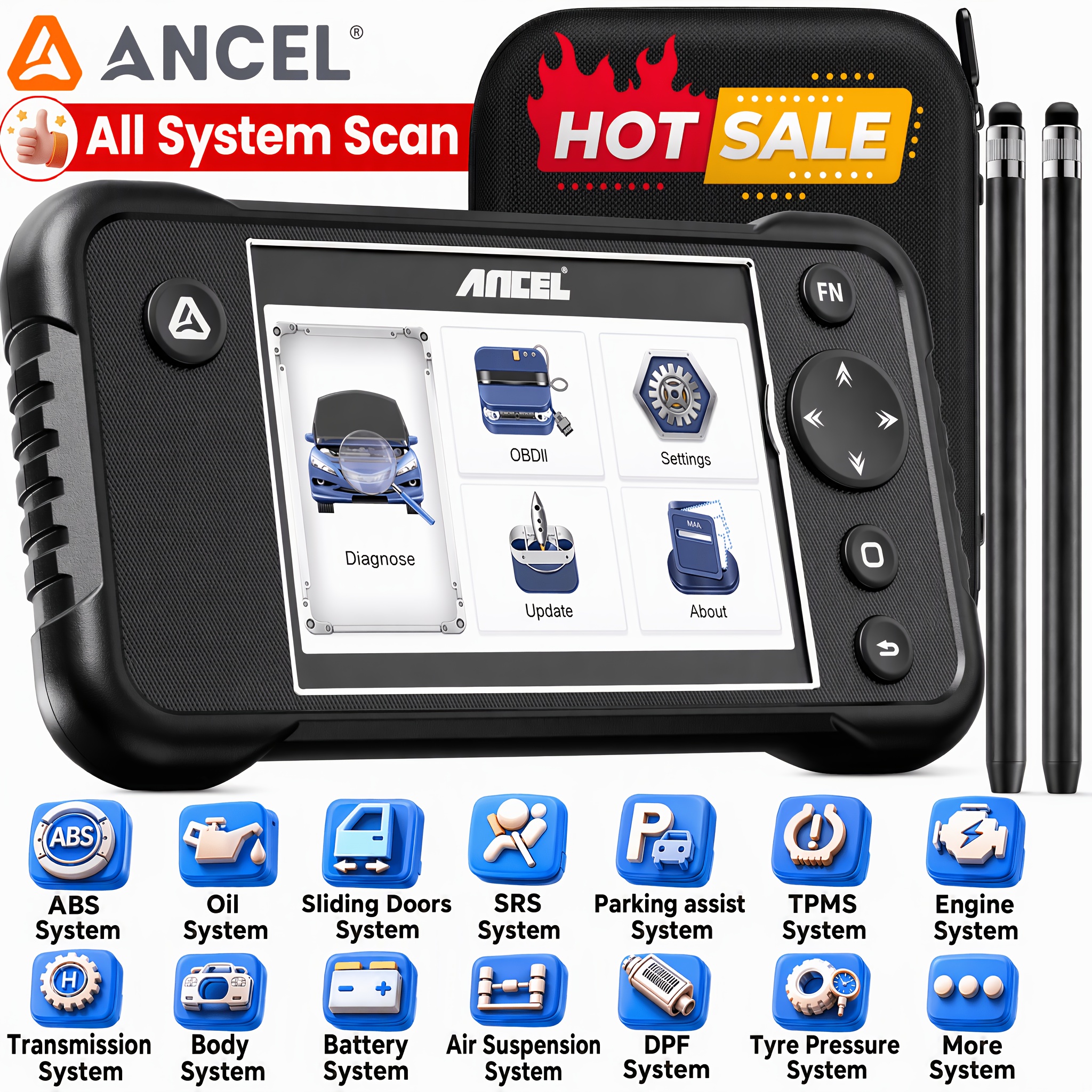 car scanners sold on Temu United States