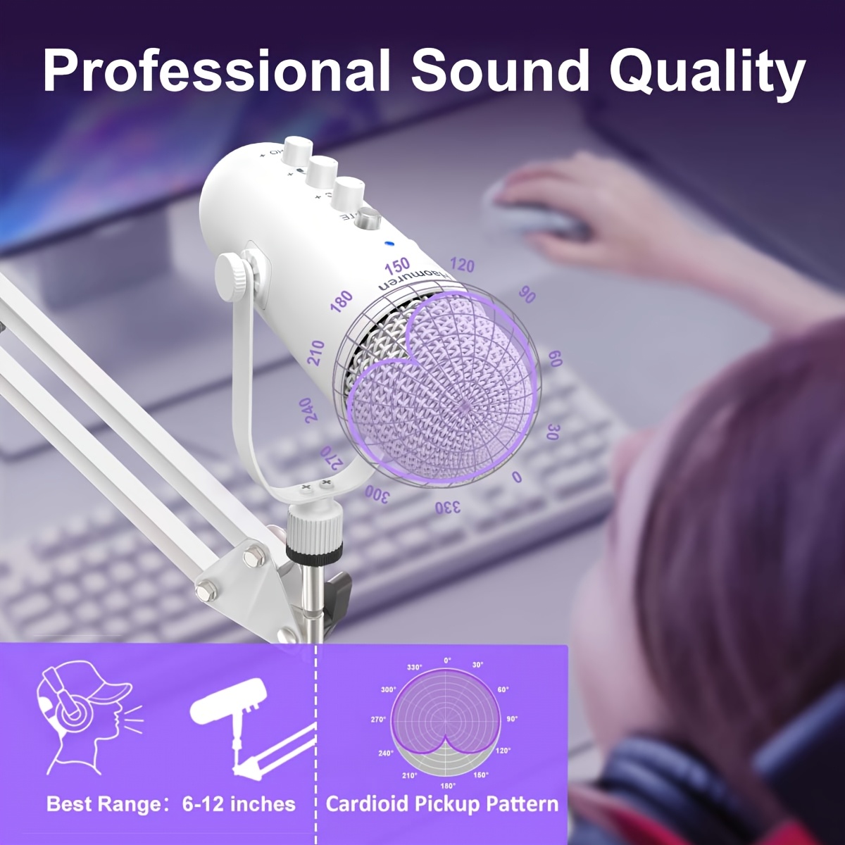 asmr ビデオマイクキット SR3D バイノーラル 耳型マイク ASMR