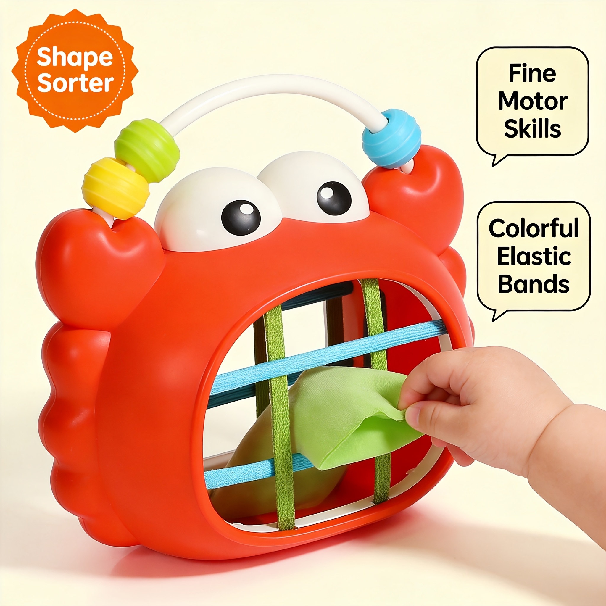 4-In-1 Baby Educational Toy for 0-12 Months