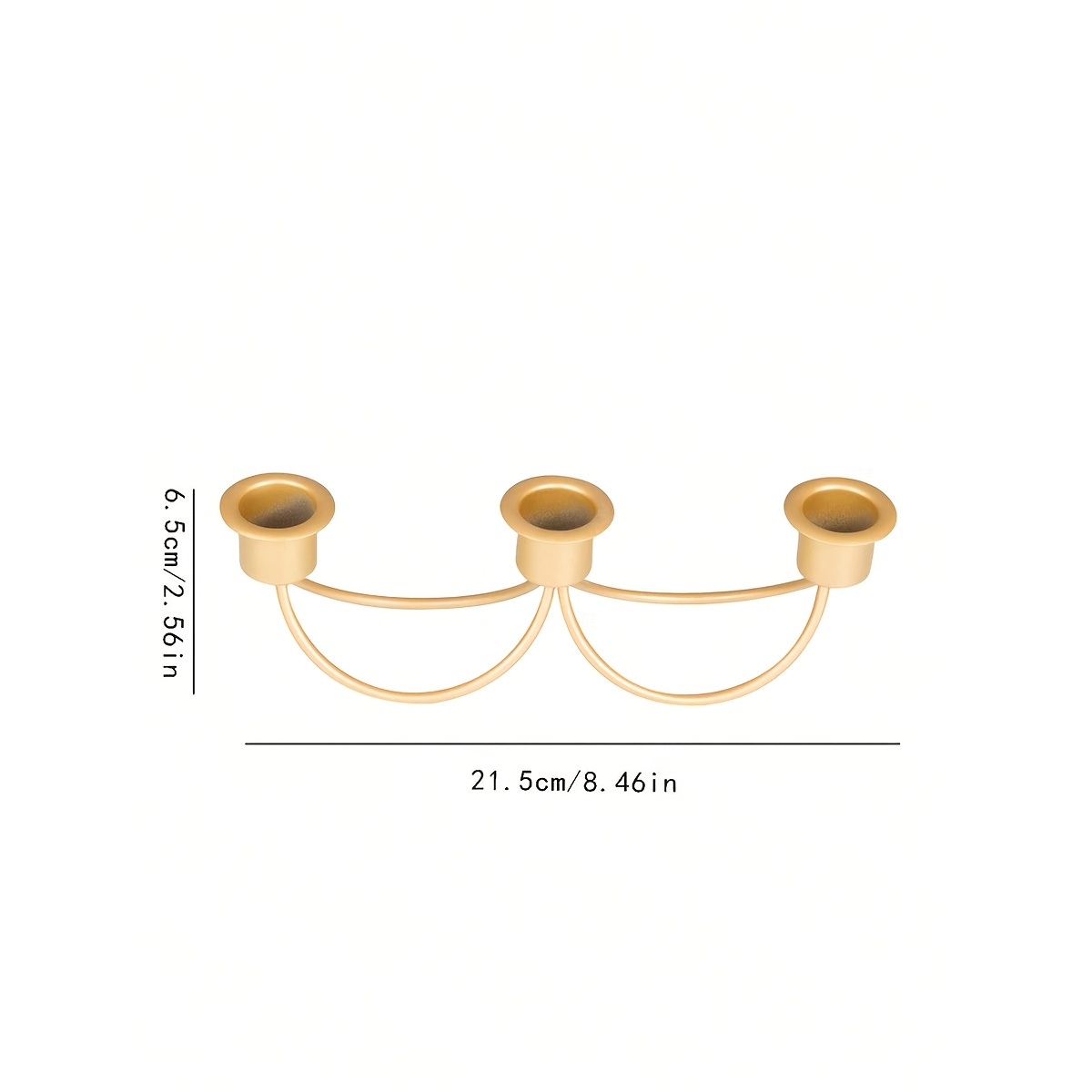 Temu 1Pc Golden Met… - image