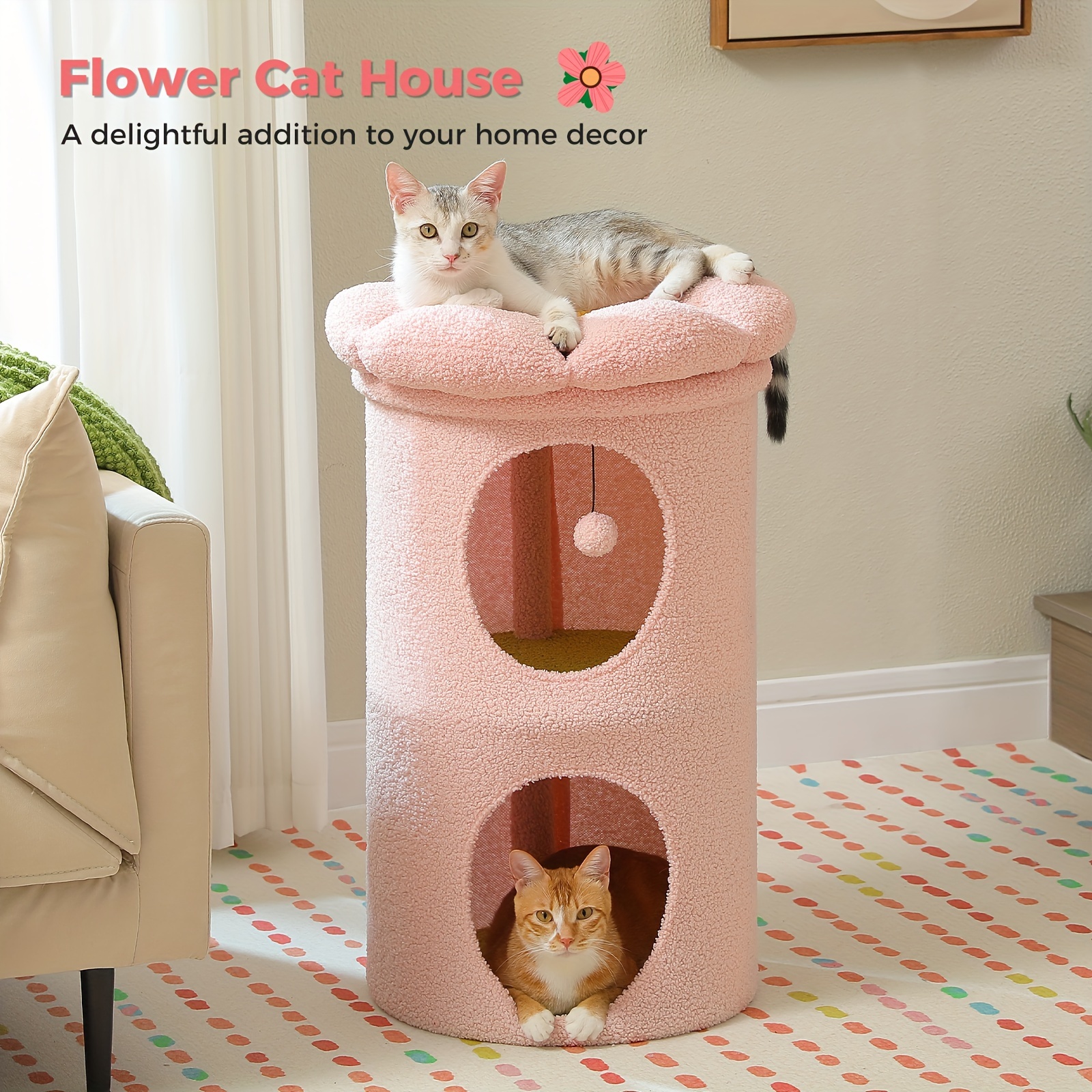 Kitty Mini Tent For Cats Cat Beds Princess Cat Tent Bed Pink