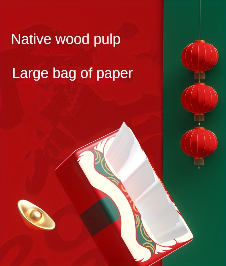 chinese style   20 pack native wood   paper towels large   household napkins for kitchen cleaning details 0