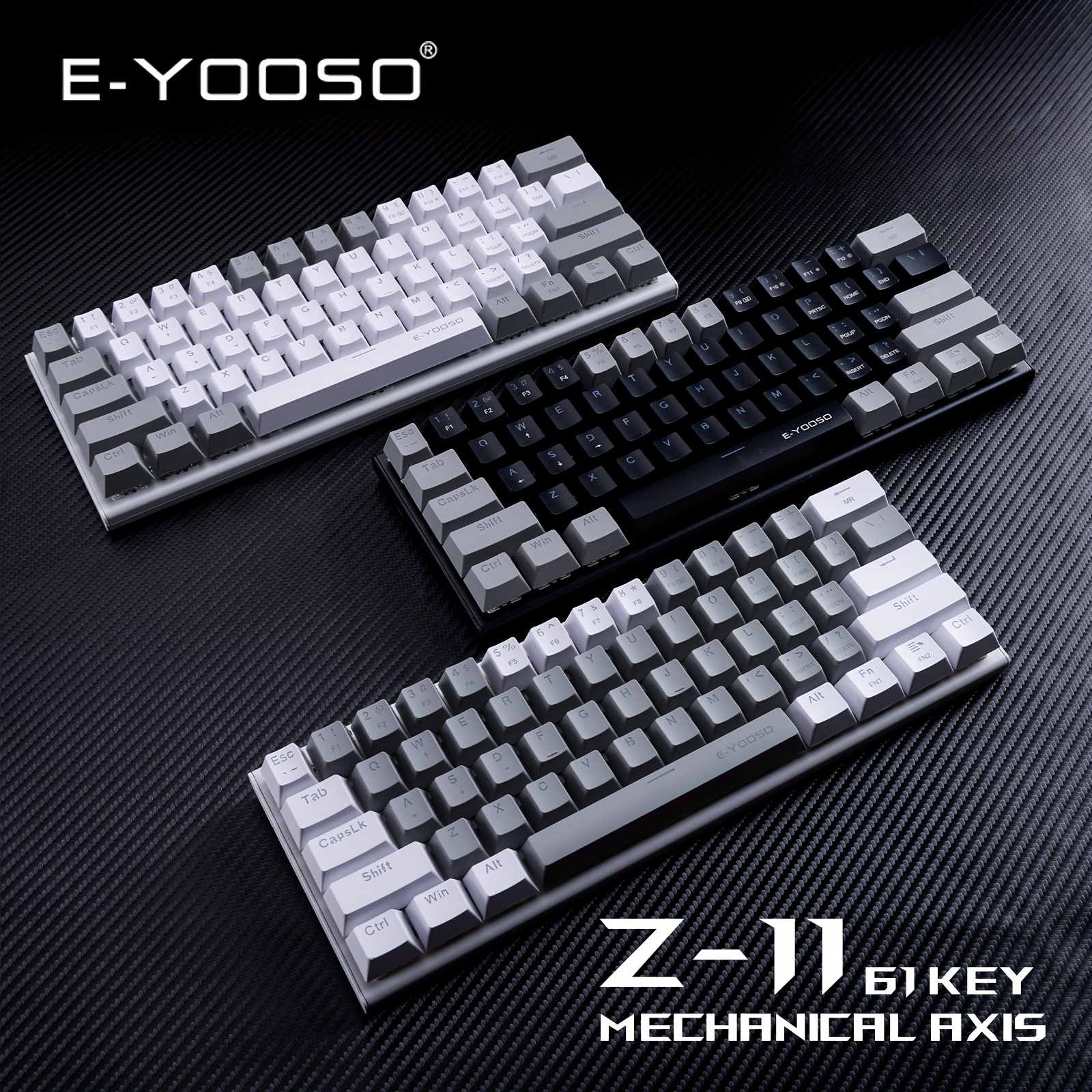 e yooso z 11 61 key compact mechanical gaming keyboard hot - Temu