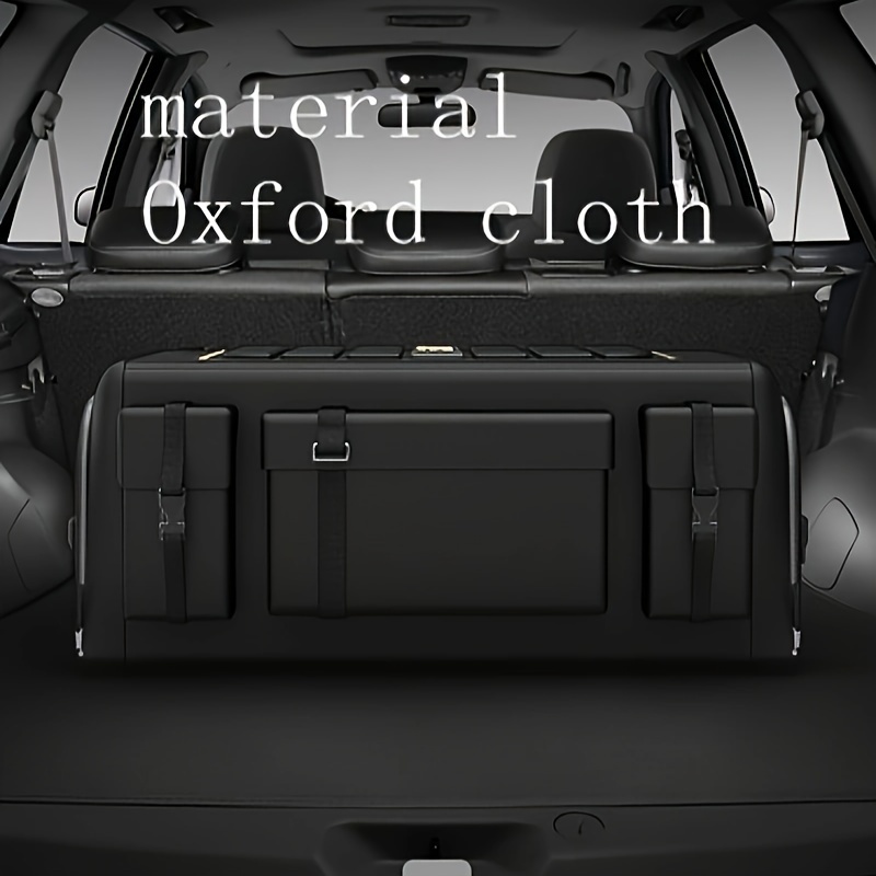 

Folding Car Trunk Organizer - Textile Storage Box For Vehicle & Home Organization, Backup, End Organizing Artifacts