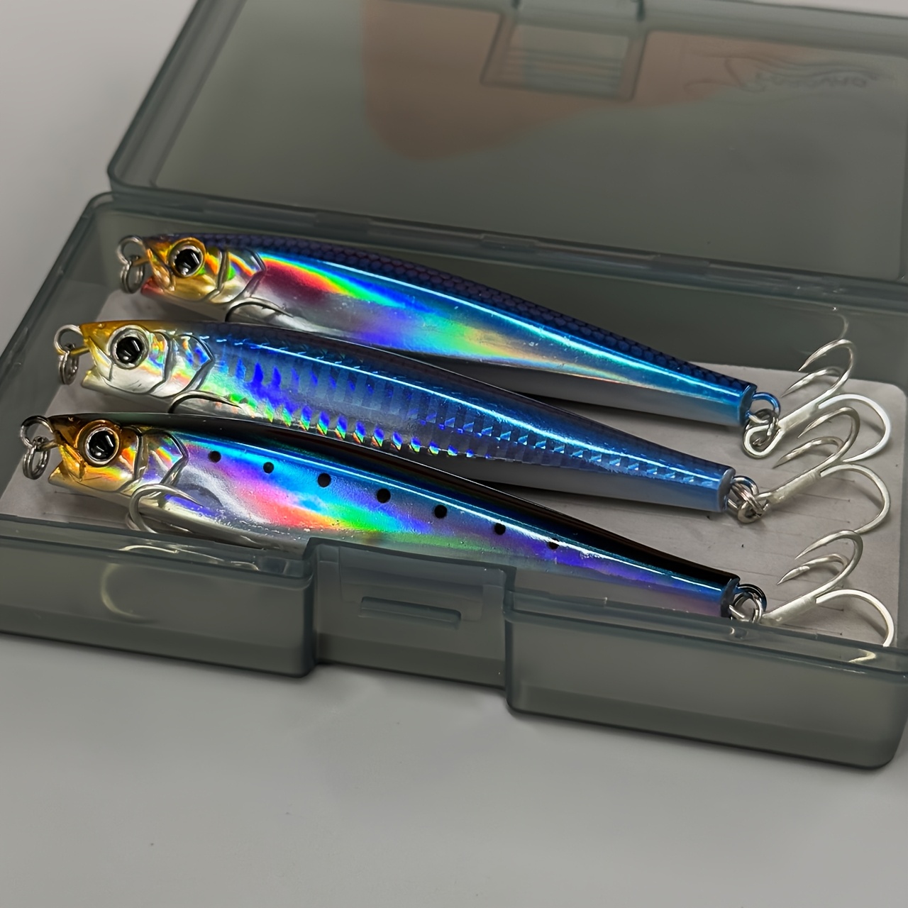 E-shop 12 cm 47 g 3 Stück pro Box Heavy Minnow Sinkende Wobbler Jerkbait für Seabass und Forellenangeln Köder Pesca Hard Bait Minnow