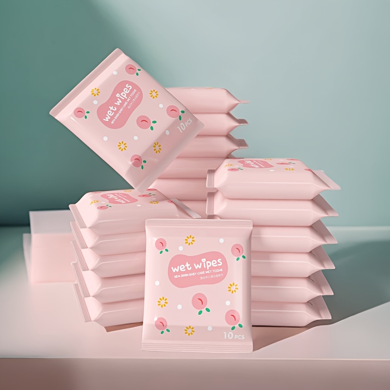 5pcs of 50 disposable wipes travel hand and mouth cleaning mini portable wipes for hand and oral cleaning non woven outdoor body daily hygiene cleaning suitable for travel and camping suitable for both men and women details 2