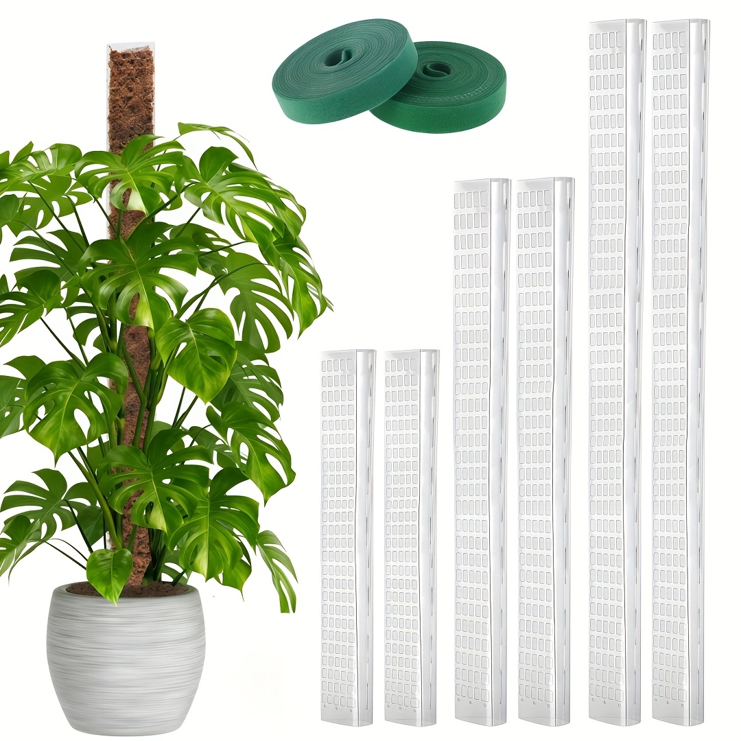 zimmerpflanzen, 6er-pack moosstbchen, aus kunststoff fr -gittersttze,  kletterhilfe fr pflanzen, pflanzestnder, gartengert, schwarz, 150 cm |  Schau Dir Die Heutigen Angebote An | Temu