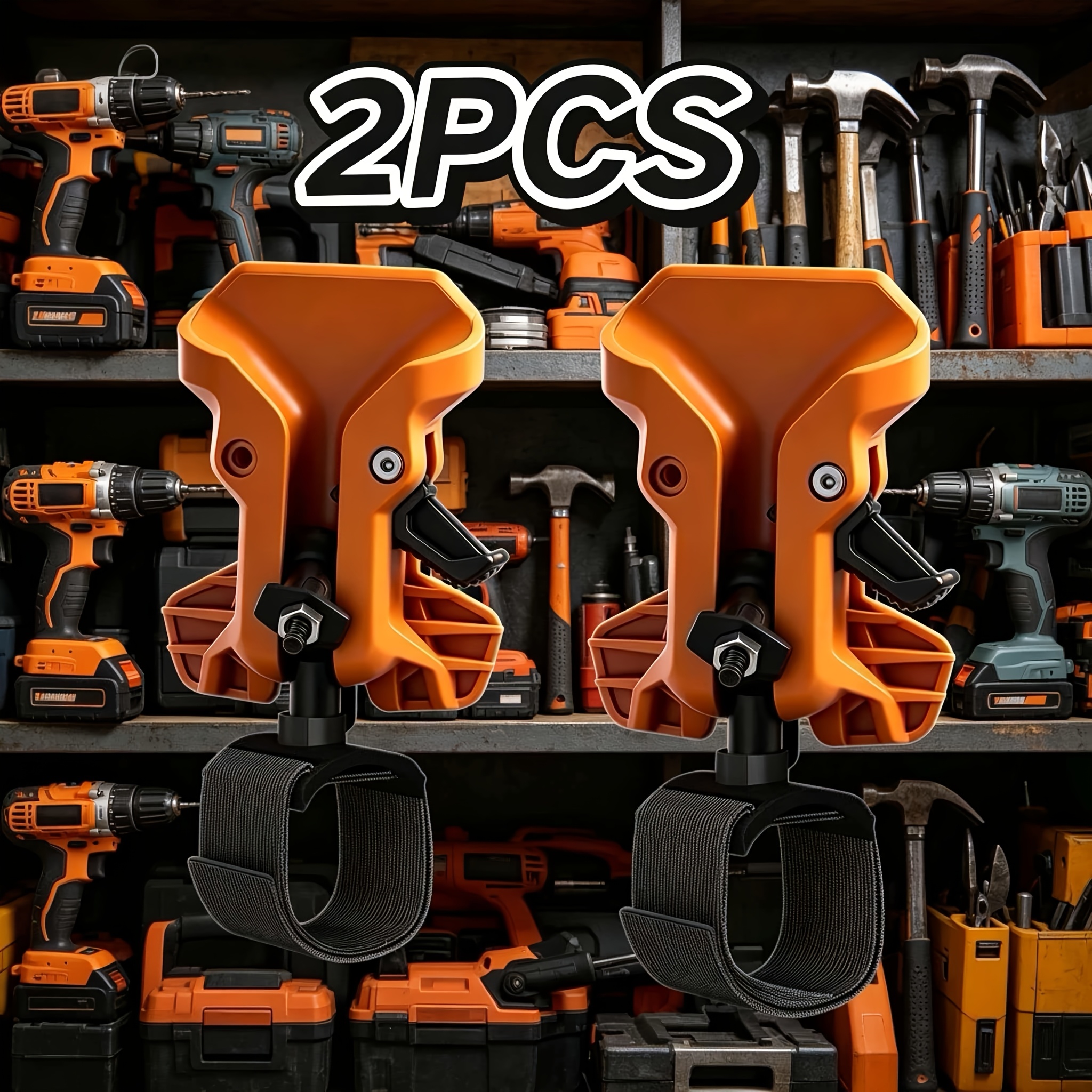 TEMU 2 Self-locking Quick- Holster For Cordless Drills, Suitable For Electricians, Electrical Maintenance, And Quick Attachment During High- Work –
