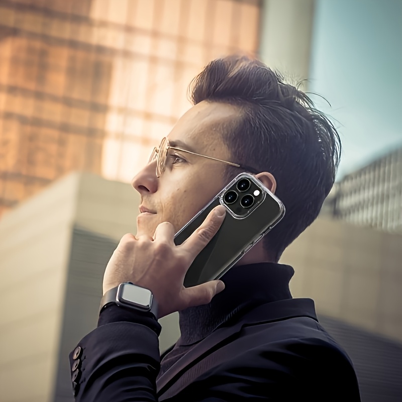 [Shockproof Clear Case] Yellowing Resistant Miracase Crystal Clear Phone Case - Scratch-Resistant Back Shockproof Slim Clear Phone Case, For IPhone Models 15, 14, 13, 12, And 11 Pro Max Plus