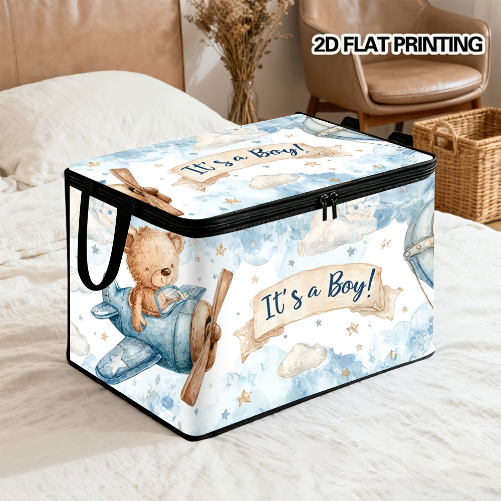 Oversized Cartoon Bear Airplane Storage Box