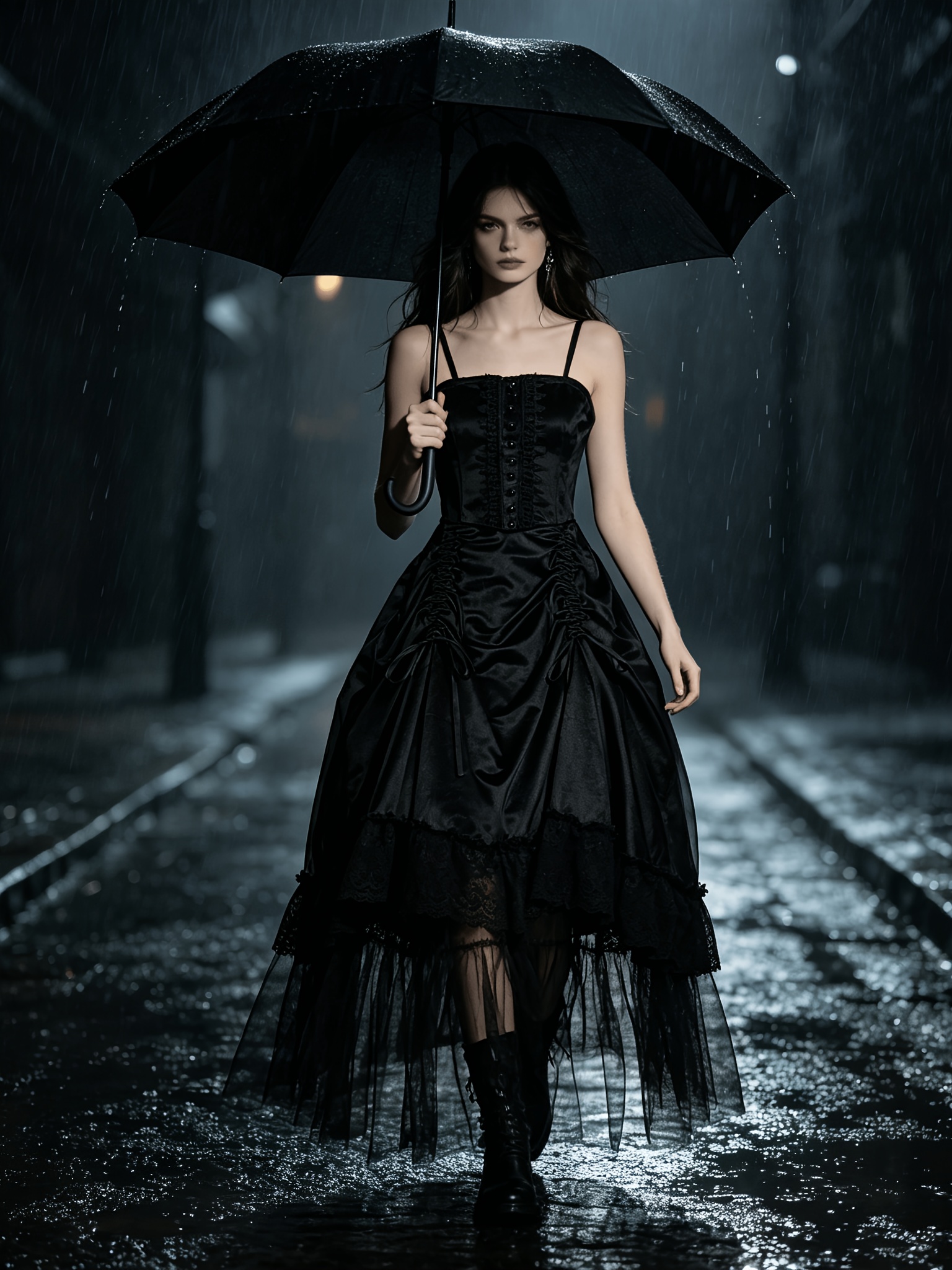 black dresses for teenage girl Shop Witch Costume, Adult Halloween Costume, Orange Black Victorian Gown, Fall Style Dress With High Slit, Gothic Pumpkin Gown, Goddess Gown -
