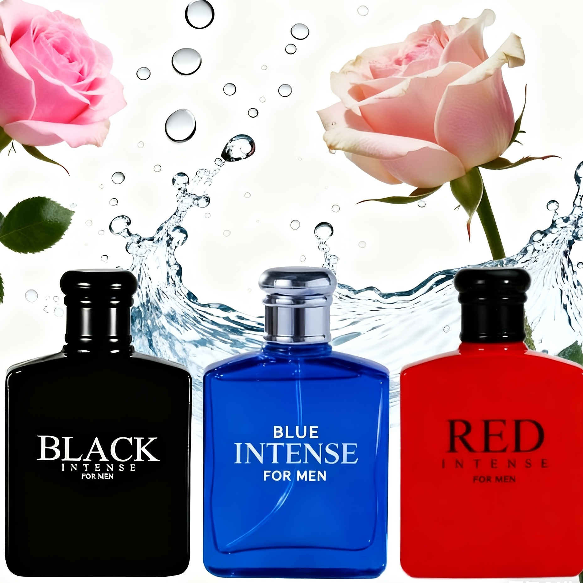 Image of [three-bottle Gift Box] 100ml High-quality Men's Cologne Aromatic Fragrance Long-lasting Fragrance Suitable For Travel, Dating, And Office Use. For Husband, Boyfriend, Father's Birthday Gift