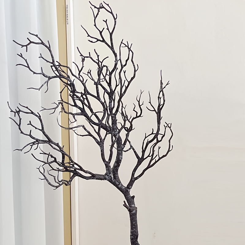Image of 1pc Simulated Coral Dead Branch, Suitable For Indoor And Outdoor Decoration During Spring Festival, Wedding Banquets, Exhibition Hall