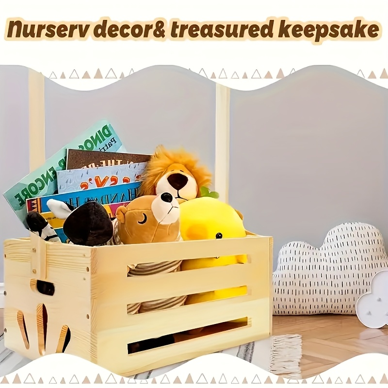 Wooden basket display