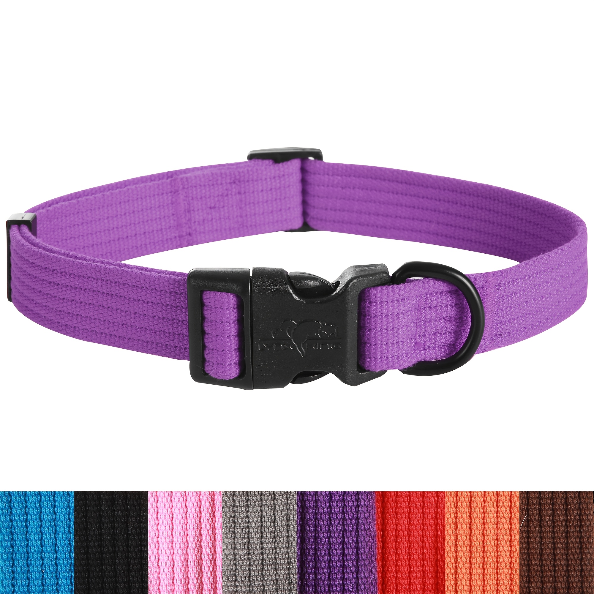 Dog Collar, Soft Comfortable Material with Quick-Release Buckle