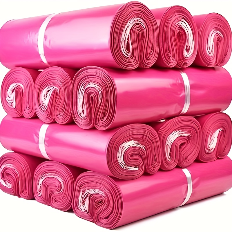 

50 Pcs. Pink Self-sealing Mail Bags - 32x45cm - Waterproof, Sandproof, Stainproof - Industrial Packaging