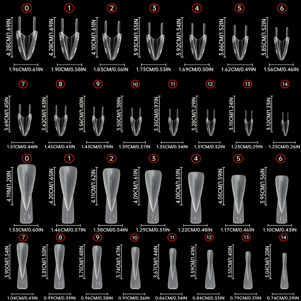 60pcs Double-Sided Handheld Abrasive Nail Lengthening Tools