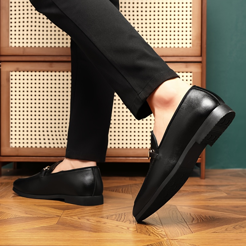 retro british style double   shoes for men fashionable and versatile casual business shoes   loafers