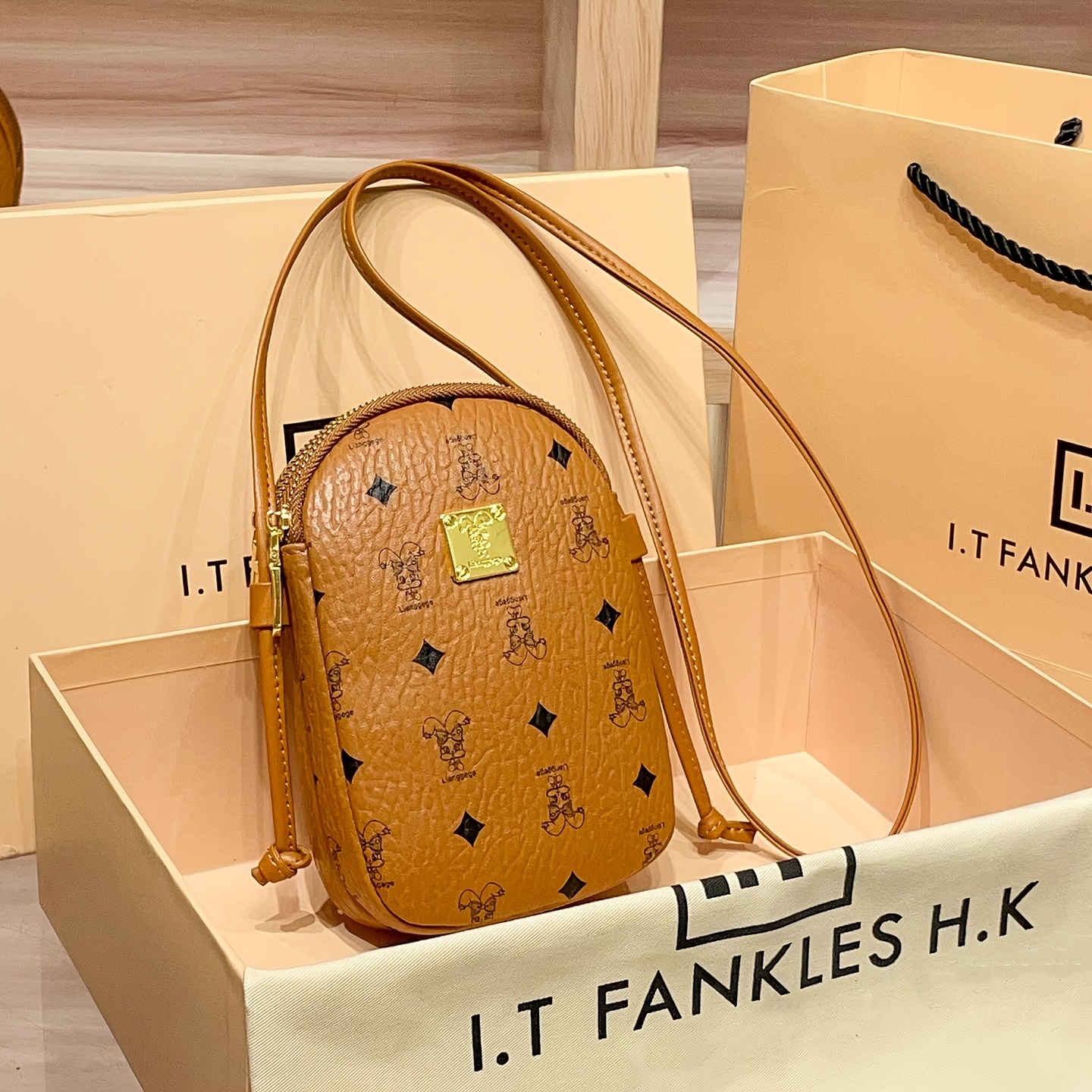 Image of [high Quality] Light Luxury Phone Bag Body Women's New Premium Lightweight Coin Purse For Single Shoulder Small Bag