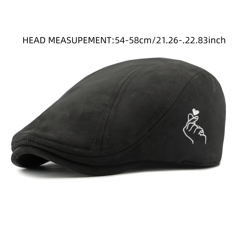 TEMU Retro Men Women Outdoor Leisure All-match Duckbill Shade Sun Hat Artistic Painter Beret