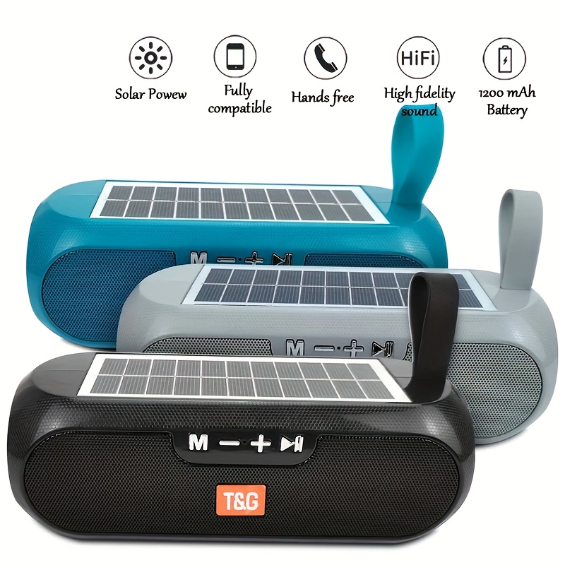 Solar Panel Speaker Braven BRV-Pro Portable Bluetooth Speaker With