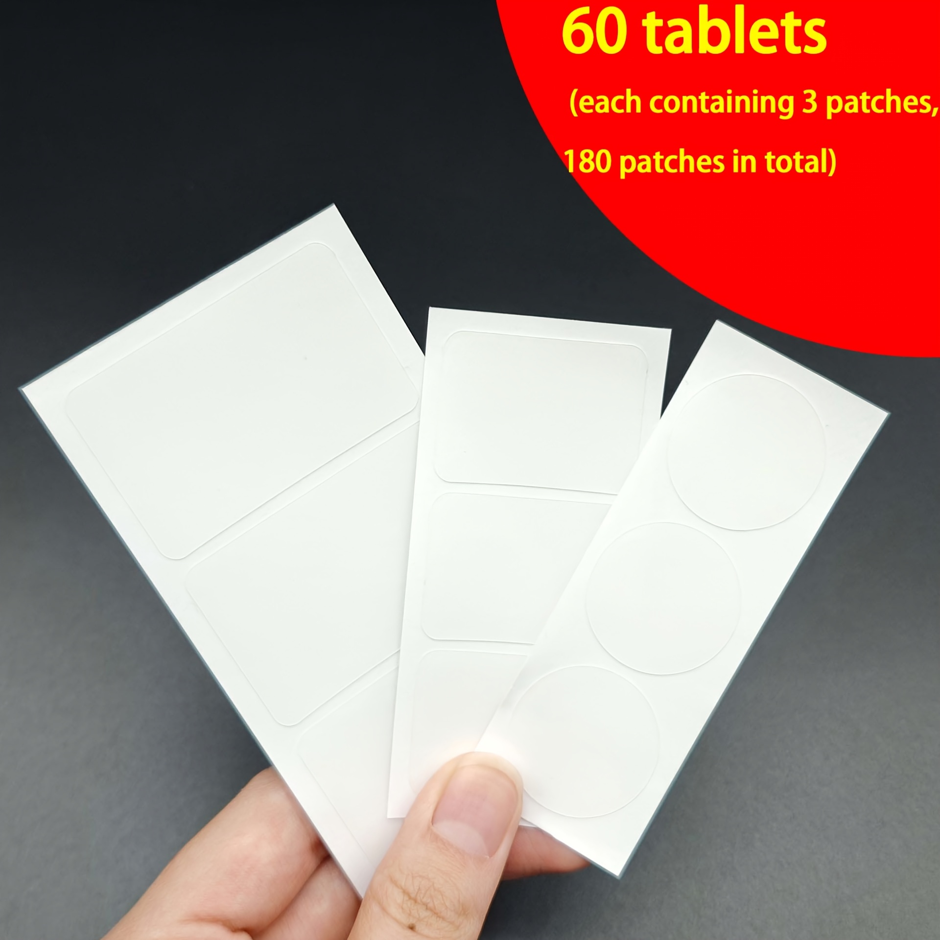 TEMU Bicycle Road Bike Glue-free Quick Puncture Repair Patches, Bicycle Tire Repair Tool, Outdoor Cycling Equipment Tpu Puncture Repair Patches, 60