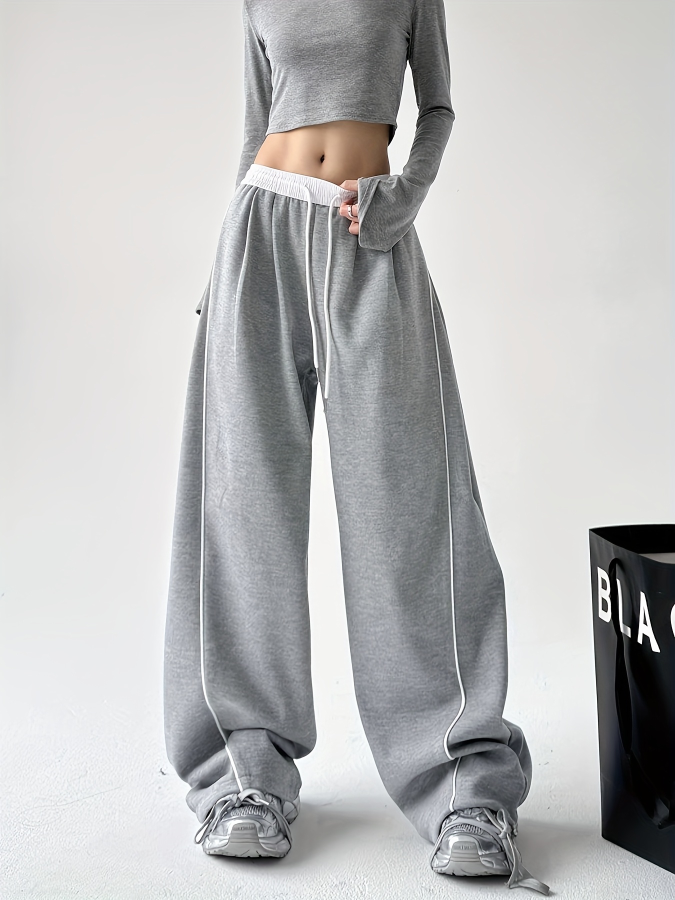 Baggy Grey Sweats Outfit Baggy Sweatpants Outfit Girls Grey